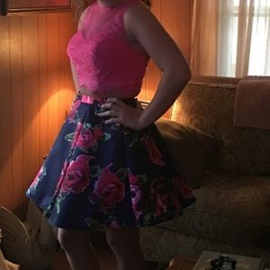 Two piece formal dress